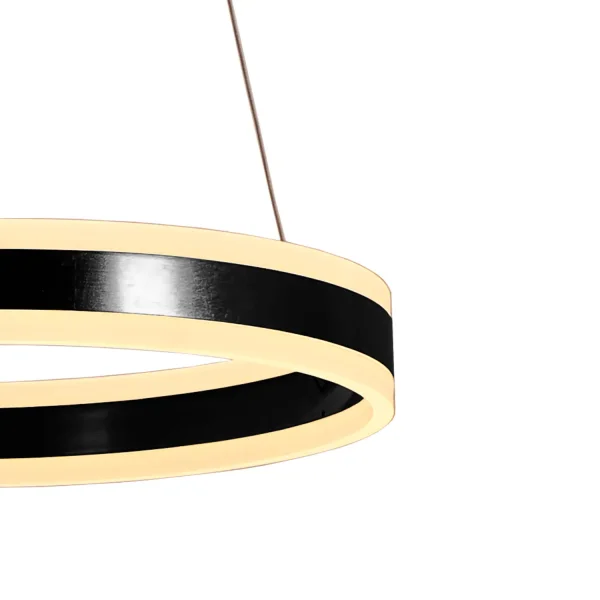 SUSPENSION LED 37W 3000K-6000K NOIR ISADORA