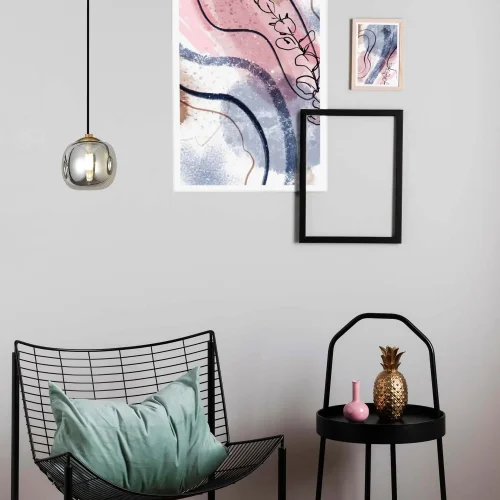 SUSPENSION 1 LUMIÈRE TULIPE FUMÉ Ø12CM G9 NICOLETTA