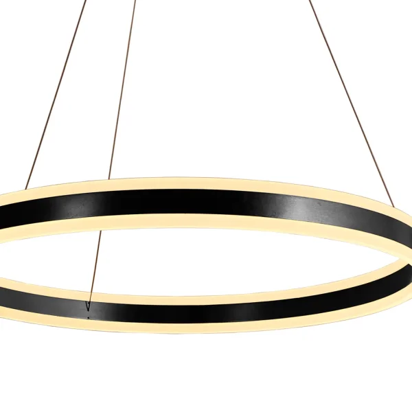 SUSPENSION LED 51W 3000K-6000K NOIRE ISADORA