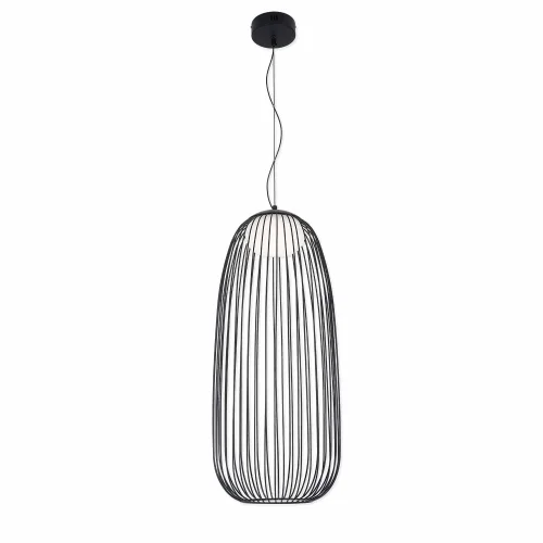 SUSPENSION LED 13W 3000K-4000K-6000K Ø30CM NOIR ARVEN