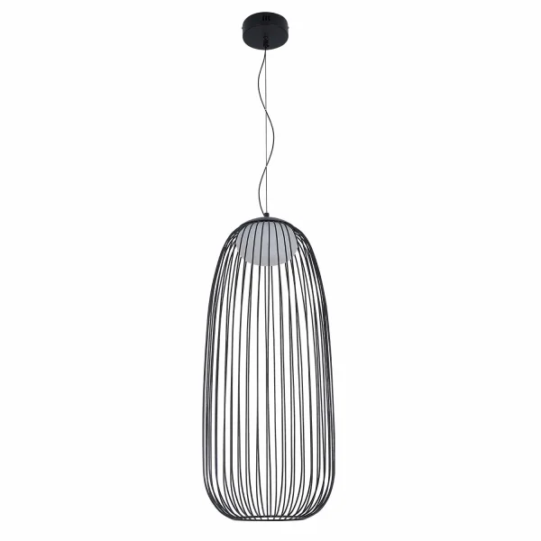 SUSPENSION LED 13W 3000K-4000K-6000K Ø30CM NOIR ARVEN