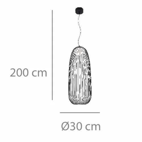 SUSPENSION LED 13W 3000K-4000K-6000K Ø30CM DORÉ ARVEN
