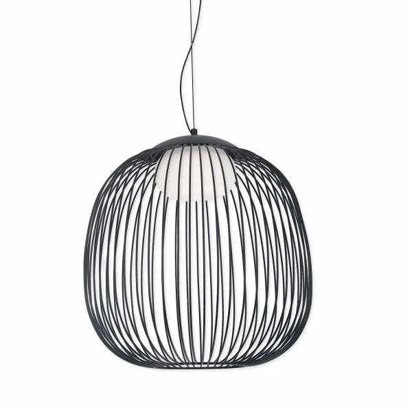 SUSPENSION LED 13W 3000K-4000K-6000K Ø40CM NOIR ARVEN