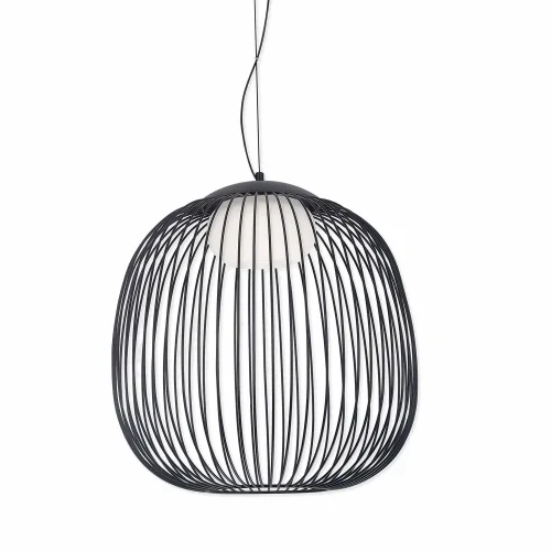 SUSPENSION LED 13W 3000K-4000K-6000K Ø40CM NOIR ARVEN