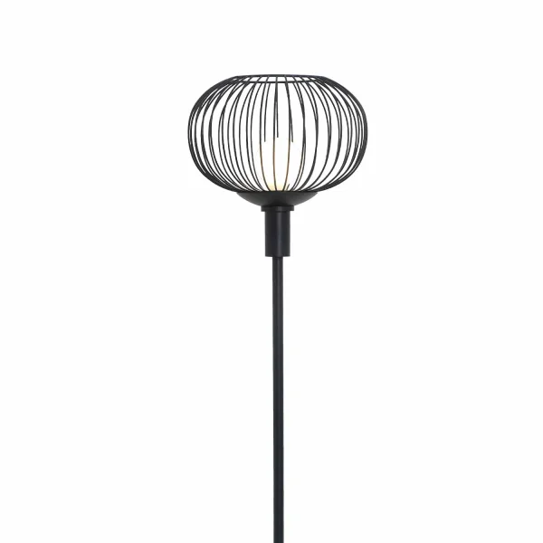 LAMPADAIRE 160CM ACIER PEINT NOIR E27 ARVEN