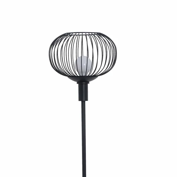 LAMPADAIRE 160CM ACIER PEINT NOIR E27 ARVEN