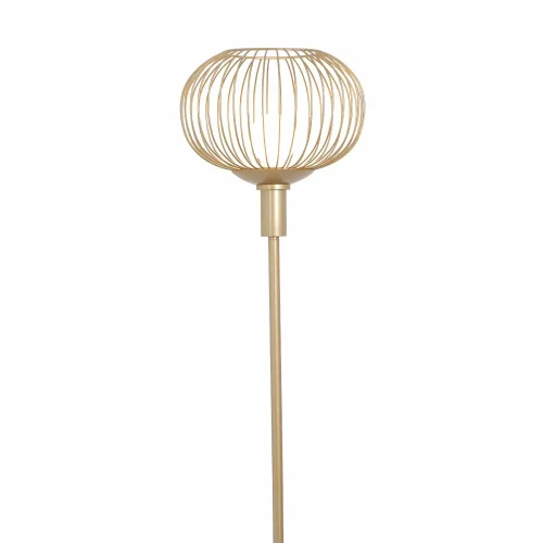 LAMPADAIRE 160 CM ACIER PEINT DORÉ E27 ARVEN