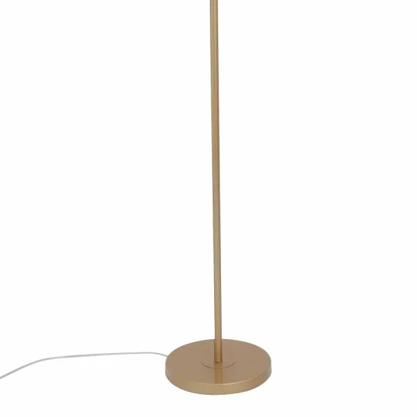 LAMPADAIRE 160 CM ACIER PEINT DORÉ E27 ARVEN