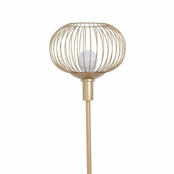 LAMPADAIRE 160 CM ACIER PEINT DORÉ E27 ARVEN