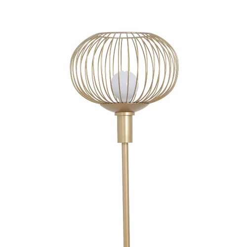 LAMPADAIRE 160 CM ACIER PEINT DORÉ E27 ARVEN
