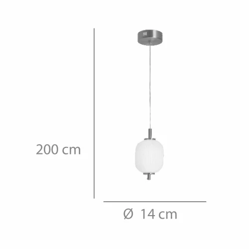 SUSPENSION LED 1 LUMIÈRE 10W 3000K-4000K-6000K ANEKA