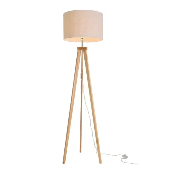 LAMPADAIRE ENGDAHL ABAT-JOUR BLANC