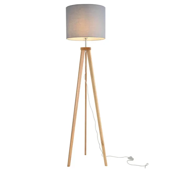 LAMPADAIRE ENGDAHL ABAT-JOUR GRIS