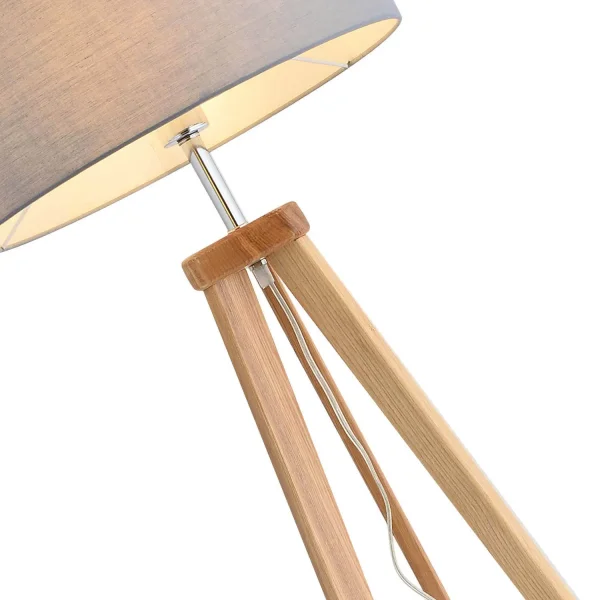 LAMPADAIRE ENGDAHL ABAT-JOUR GRIS