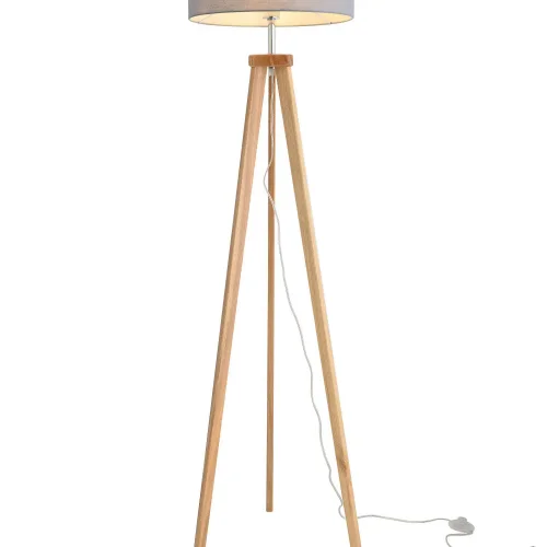 LAMPADAIRE ENGDAHL ABAT-JOUR GRIS