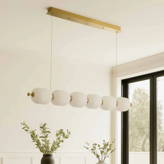 SUSPENSION LED 6 LUMIÈRES 45W 3000–6000K ANEKA