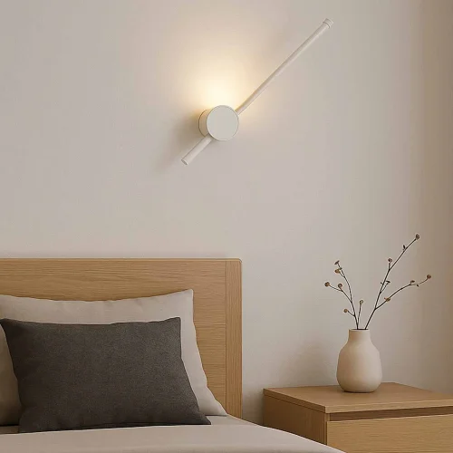 APPLIQUE LED 8W 3000K ACIER PEINT BLANC 60CM MIREA