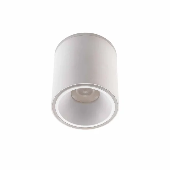 SPOT LED CYLINDRIQUE SAILLANT 14W 4000K Ø9CM BLANC