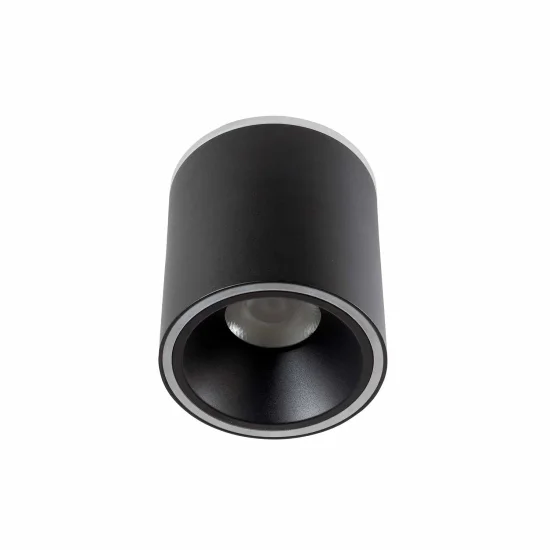 SPOT LED CYLINDRIQUE SAILLANT 14W 4000K Ø9CM NOIR