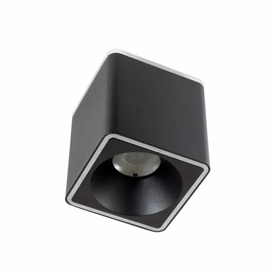 SPOT CARRÉ LED 14W 4000K 9x9CM NOIR