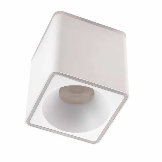 SPOT EN SAILLIE CARRÉ LED 25W 4000K 12x12 CM BLANC
