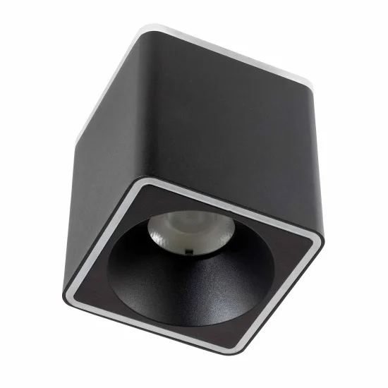 SPOT DE SURFACE LED CARRÉ 25W 4000K 12x12CM NOIR