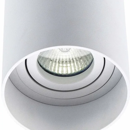 SPOT DE SURFACE CYLINDRIQUE GU10 ORIENTABLE Ø9CM BLANC