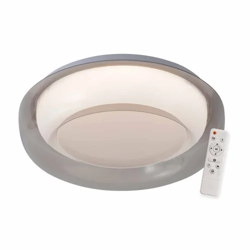 PLAFONNIER LED 68W RÉGLABLE Ø60CM BLANC/FUMÉ ECLORA