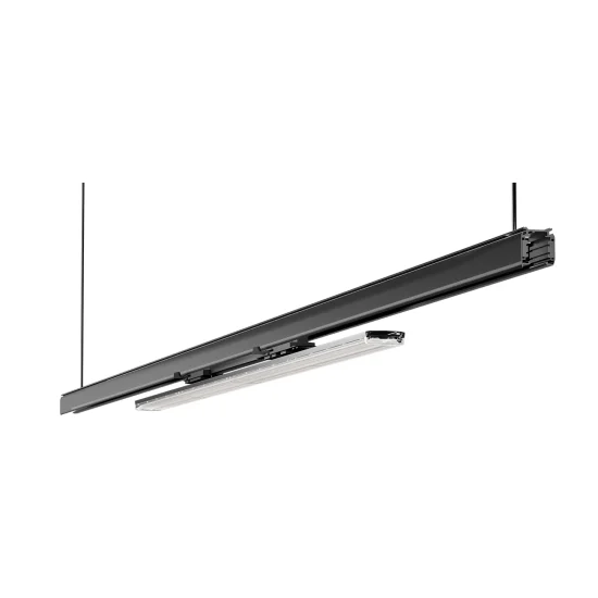 SPOT SUR RAIL LED 30W 4000K 60CM ORIENTABLE NOIR 2