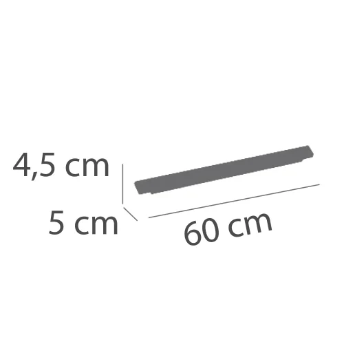 SPOT SUR RAIL LED 30W 4000K 60CM ORIENTABLE NOIR