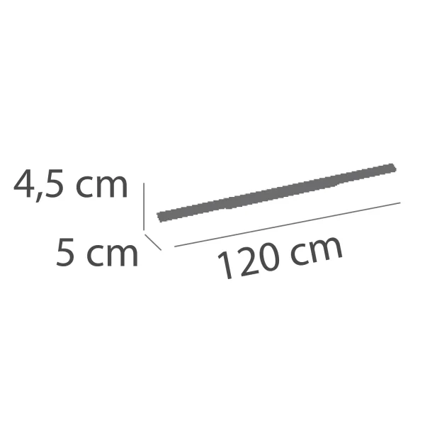 SPOT SUR RAIL LED 53W 4000K 120CM ORIENTABLE BLANC