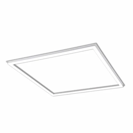 PANNEAU LED 48W 6218 LM 59,5x59,5cm SÉLECTEUR COULEUR CADRE ALUMINIUM BLANC