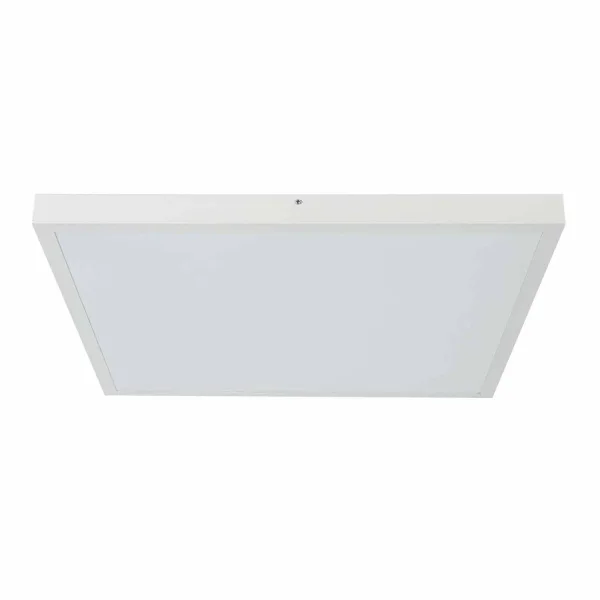 PLAFONNIER LED SURFACE 48W 60x60cm SÉLECTEUR COULEUR ALUMINIUM BLANC