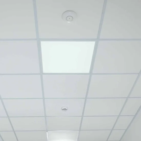 PLAFONNIER LED SURFACE 48W 60x60cm SÉLECTEUR COULEUR ALUMINIUM BLANC 2