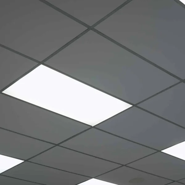 PLAFONNIER LED EN SURFACE 28W 2675 LM 30x60cm SÉLECTEUR DE COULEUR ALUMINIUM BLANC