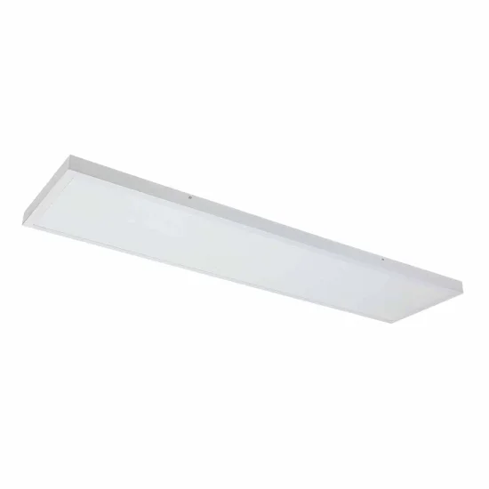 PLAFONNIER LED SURFACE 48W 4859 LM 30x120cm ALUMINIUM BLANC
