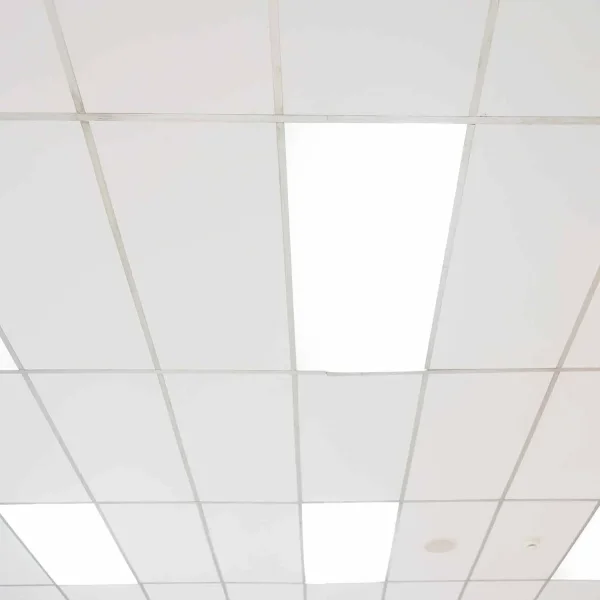 PLAFONNIER LED SURFACE 48W 4859 LM 30x120cm ALUMINIUM BLANC