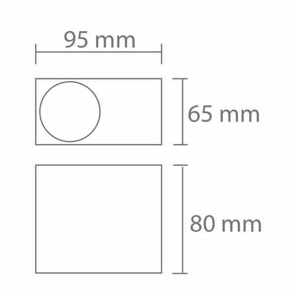 APPLIQUE EXTÉRIEUR TANGO GU10 BLANC
