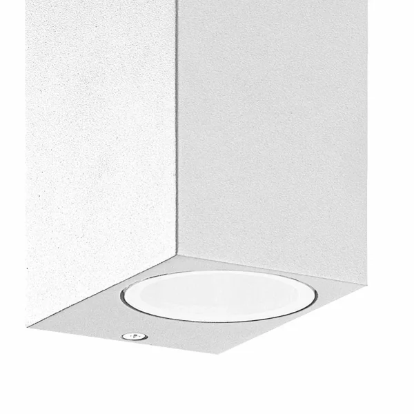 APPLIQUE EXTÉRIEURE FEROX 2 LUMIÈRES GU10 BLANC