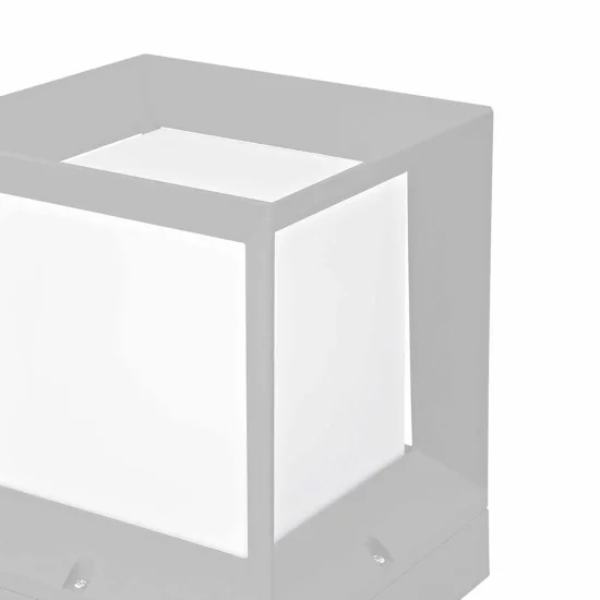 LAMPE POUR MUR EXTÉRIEUR SNOWDROP 22CM E27 BLANC IP54 2