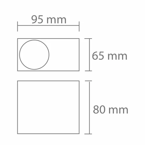 APPLIQUE EXTÉRIEURE TANGO GU10 ANTHRACITE