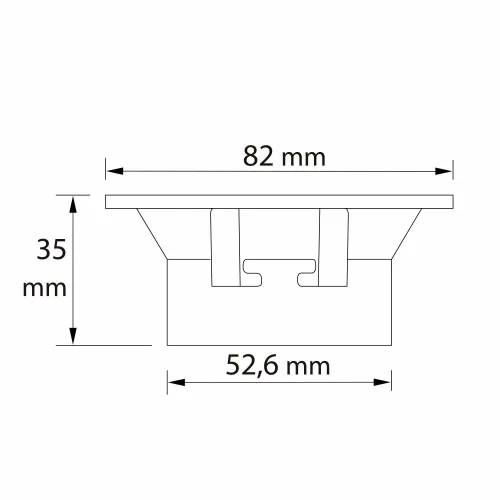 SPOT ENCASTRÉ ROND EXTRA PROFOND 3,5 CM EN ALUMINIUM BLANC