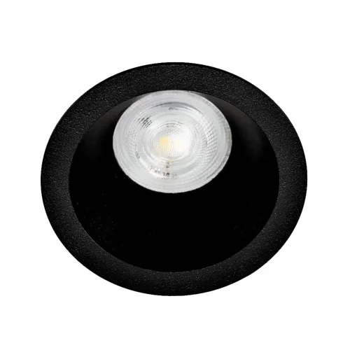 SPOT ENCASTRÉ ROND PROFONDEUR EXTRA 3,5 CM ALUMINIUM NOIR
