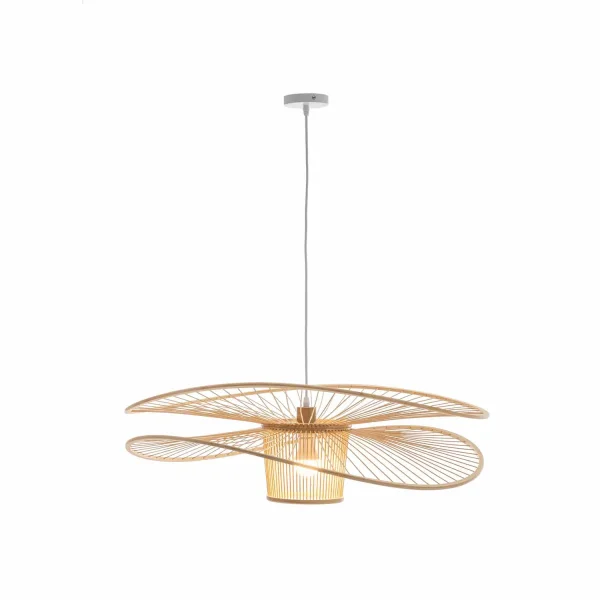 SUSPENSION EN BOIS Ø60CM E27 PORTOBELO