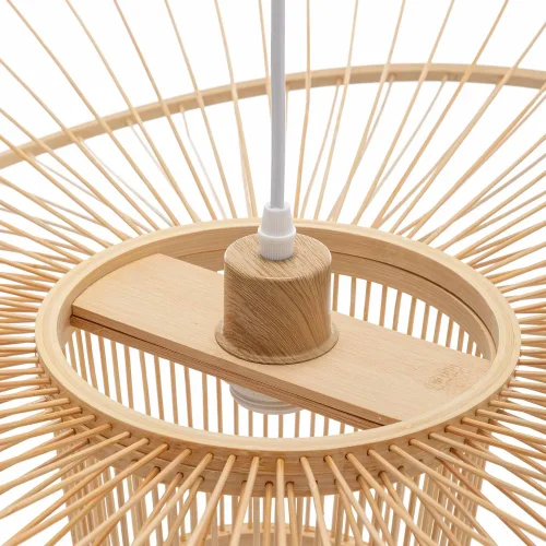 SUSPENSION EN BOIS Ø60CM E27 PORTOBELO