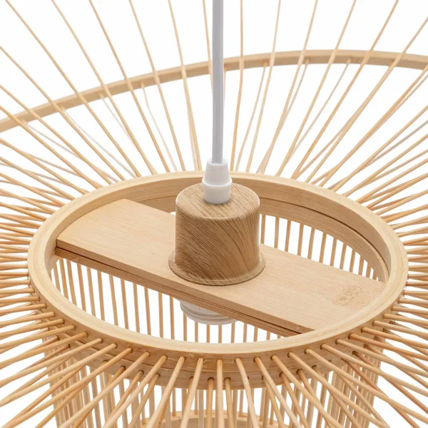 SUSPENSION EN BOIS Ø80CM E27 NUKU