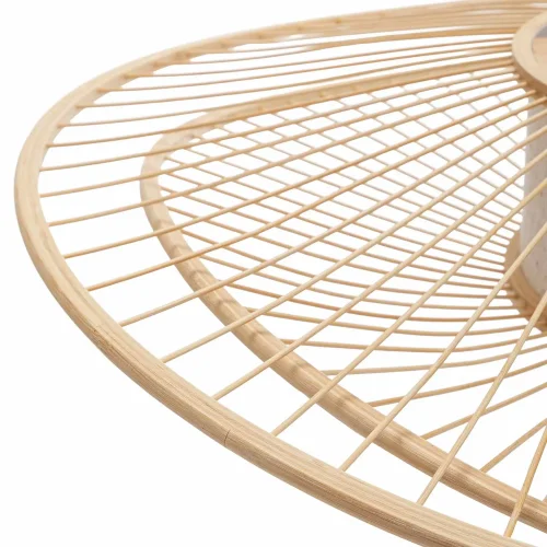 SUSPENSION EN BOIS ET TISSU Ø70CM E27 MALAI