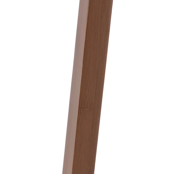 LAMPADAIRE EN BOIS D’ACAJOU ET TISSU Ø46CM E27 HAGEN