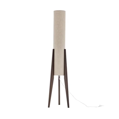 LAMPADAIRE EN BOIS ACACIA ET TISSU 2 LUMIÈRES E27 Ø36CM HAGEN
