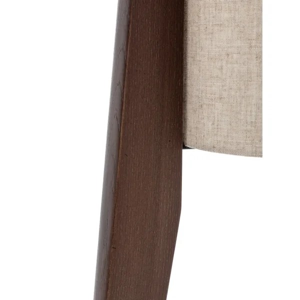 LAMPADAIRE EN BOIS ACACIA ET TISSU 2 LUMIÈRES E27 Ø36CM HAGEN